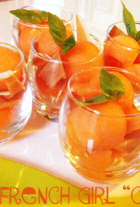 Melon & Cured Ham Verrine