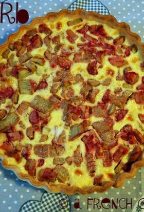 Rhubarb tart recipe
