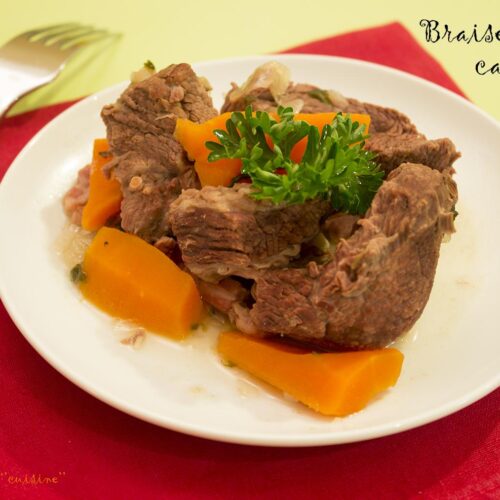 Braised carrot beef