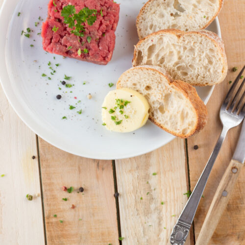 Recette de tartare de boeuf