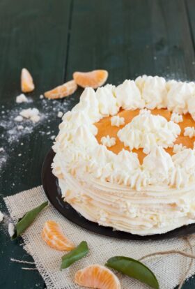 Vacherin glacé à la mandarine