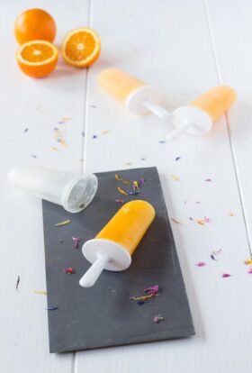 Bâtonnets glacés à l'orange