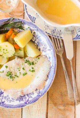 Ailes de raie au beurre blanc