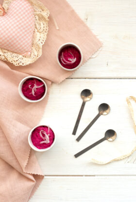 Beetroot mousse verrine