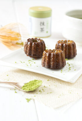 Cannelés Bordelais au thé vert matcha