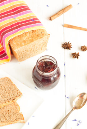 Confiture de prunes aux épices douces