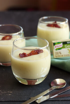 Velouté de chou fleur au chorizo