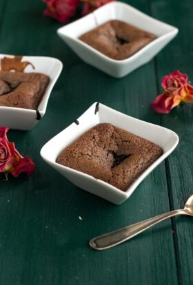 Fondant individuel au chocolat rapide