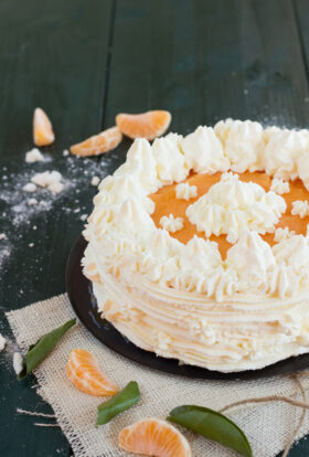 Frozen mandarin vacherin recipe