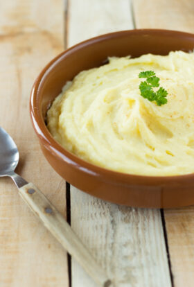 Homemade mashed potatoes
