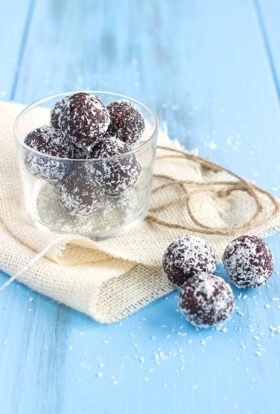 Kókuszgolyó or Hungarian coconut balls