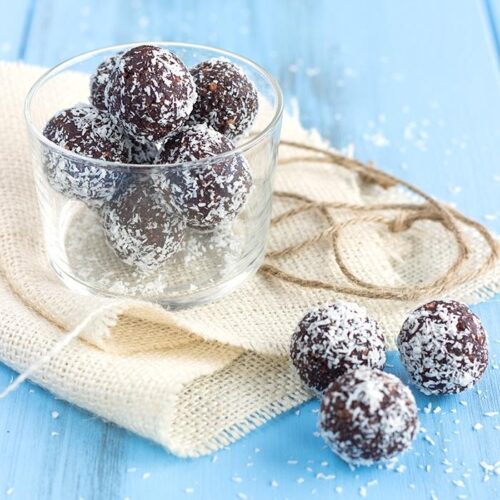 Kókuszgolyó or Hungarian coconut balls