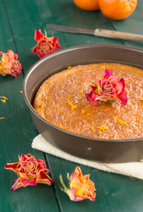 Mandarin and orange blossom cake