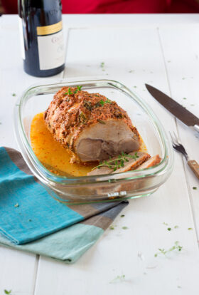 Mustard and Herb cold roasted pork
