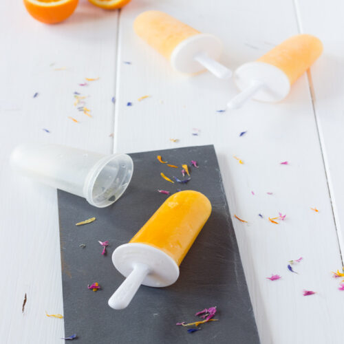 Orange ice pop recipe