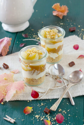 Pear and salted butter caramel trifle