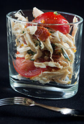 Shredded Chicken Verrine