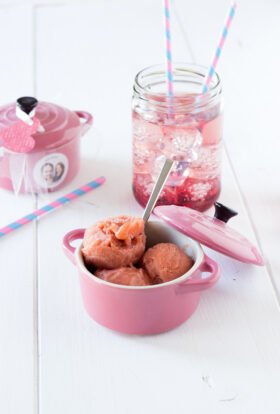 Sorbet à la rhubarbe