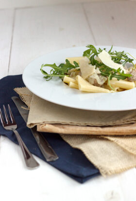 Les Paccheri Nusco du Milan (à la truffe)