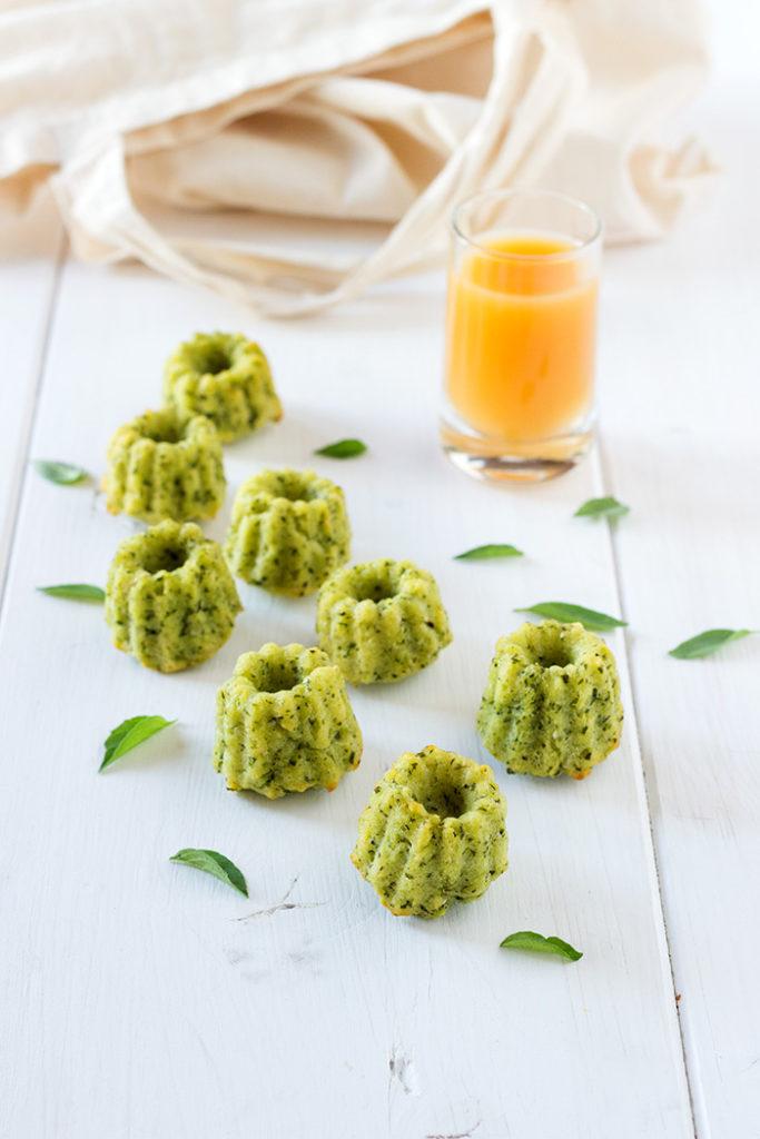 Basil cannelé recipe