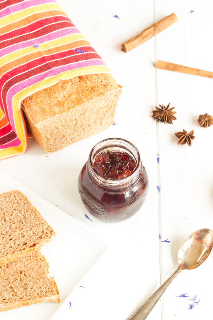 Confiture de prunes aux épices douces